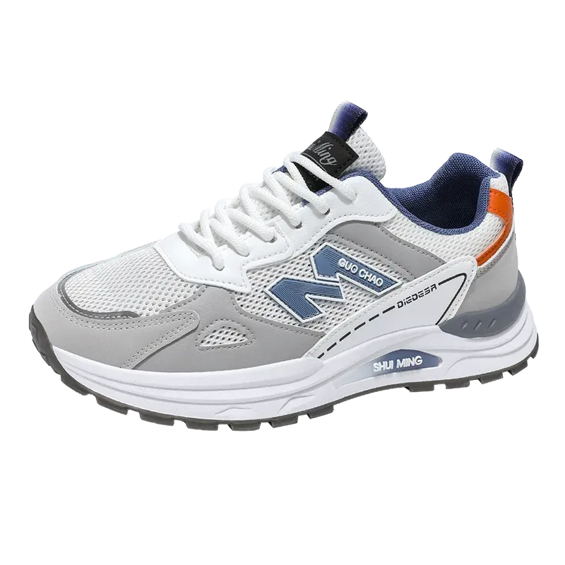 Men Running Shoes Comfortable Thick Soled 2025 Summer Sneakers For Men Wear-resistant Casual Shoes Running Male Sneakers_vogvips.com