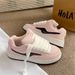 Thick Soled Pink Shoes For Women New Style Niche All Match Student Retro Training Sneakers_vogvips.com