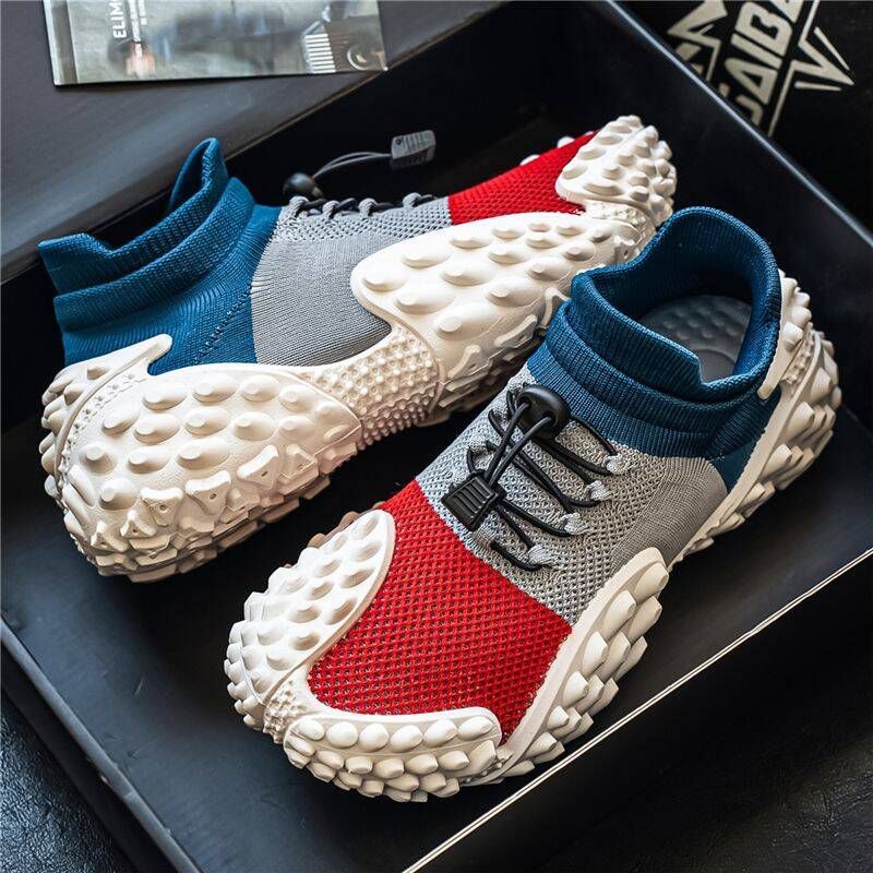 European Men's 2026 New Summer Breathable Thin Sports Casual Versatile Slip-on Sock Mesh Shoes_vogvips.com