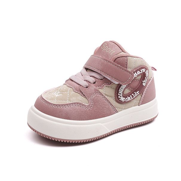 New High Top Casual Shoes For Boys Preppy Shoes For Girls Baby Shoes_vogvips.com