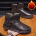 SHLIANG New Men's Snow Boots Casual Outdoor Cotton Shoes High Tops Walking Keep Warm Mans Boot Non-slip Male Footwear New Style X0085_vogvips.com