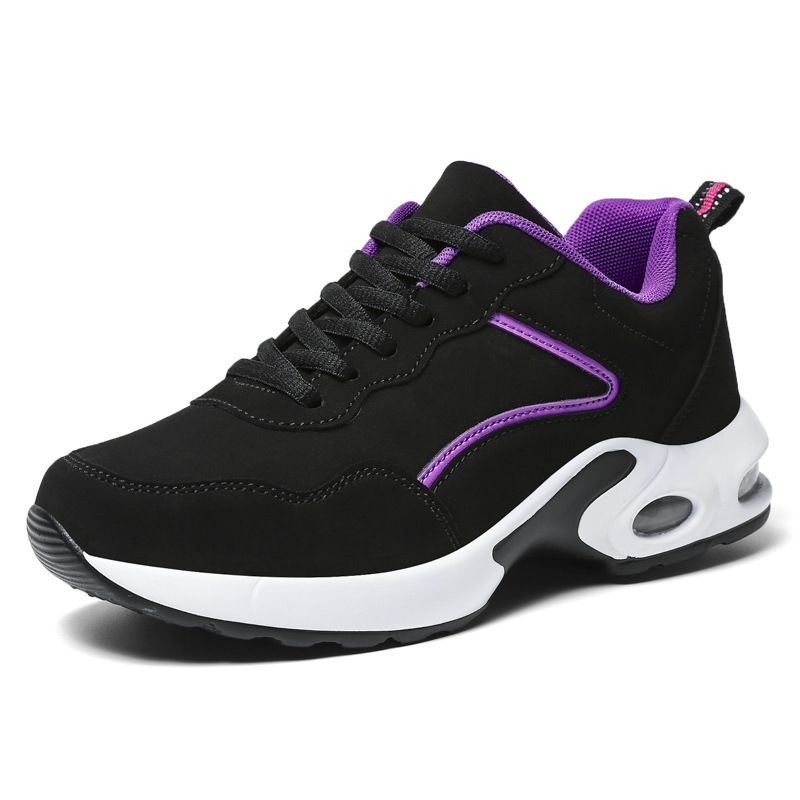 Women's Flat Soled Shoes New Version Of Air Cushion Casual Leather Sports Shoes_vogvips.com