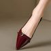 Pointed Toe Sandals Elegant Socialite French Style High Heels Women Thin Heel Dress One Strap Small Fragrance Shallow_vogvips.com
