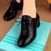 Fashionable Women's Casual Shoes Soft Leather Low Heel Slip On Loafers Comfortable Walking Shoes Wide Width Available_vogvips.com