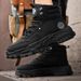 British Style Brown Men's Motorcycle Boots Original Fashion Casual Platform Boots Men Winter Street Leather Ankle Boots_vogvips.com