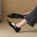 Hidden Heel Elegant Mary Jane For Women 2025 New Spring French Style Pointed Toe Fashion Evening Grandma Shoes_vogvips.com
