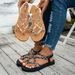 Fashionable Lightweight Large Size Beach For Women Summer New Round Head Comfortable Fish Mouth Casual Sandals_vogvips.com
