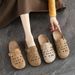 Girls Half-tray Bag Head Sandals Birkenstocks Breathable Cool Slippers Fashionable Outer Bag Head Slippers_vogvips.com