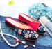 Summer Ethnic Style Contrasting Colors, Hot Stamping, Embroidery Bag, Toe Round Head, Wearing Cool Slippers, Women's_vogvips.com
