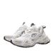 Wang Anyu Same Style OLDO Silver Turbo Running Retro Distressed Dirty Mud Black Dad Thick Sole Couple Casual Shoes_vogvips.com