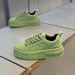 Popular Men's For Autumn 2025, New Printed Thick-Soled Casual S, Lace-Up Low-Top Sneakers, Trendy Versatile Sports_vogvips.com
