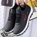 Men's Leather Waterproof Sneakers Versatile Breathable Casual Running Trendy Non-Slip Wear-Resistant Kitchen Work Shoes_vogvips.com