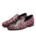 Men's embroidered foot shoes Retro fashion all match casual shoes_vogvips.com