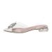 Sunflower Rhinestone Transparent Crystal Pointed Sandals Xia Xin Fairy Wind Small Size 33 Large Size 4142 High Heels_vogvips.com