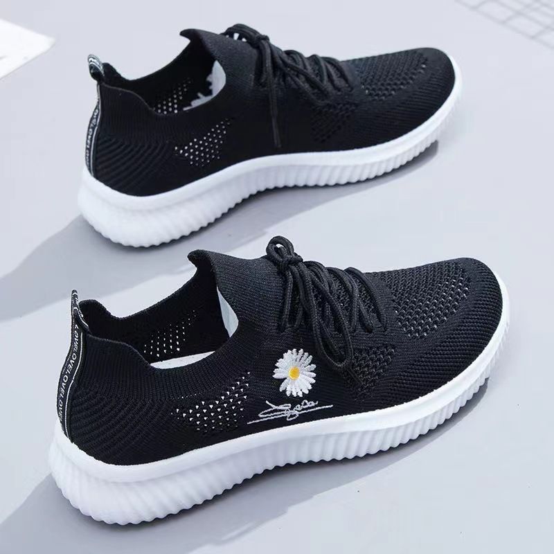 New Spring/Summer Women's Sports Fashion Versatile Running Shoes Mesh Breathable Casual Female Students_vogvips.com