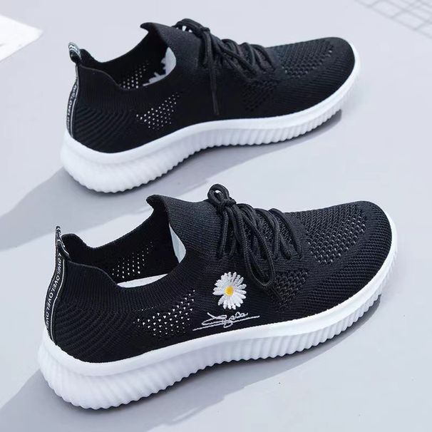 New Spring/Summer Women's Sports Fashion Versatile Running Shoes Mesh Breathable Casual Female Students_vogvips.com