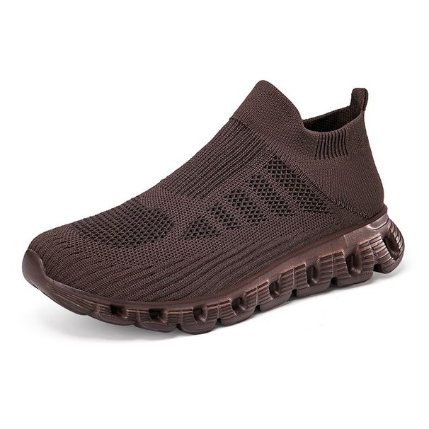 Trendy Couples High Top Socks, Lightweight Flying Weaving Casual Sports Shoes, Hot Selling For Men And Women's One_vogvips.com