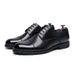Men's Brogue Oxfords Round Toe Leather Shoes For Business Casual & Formal Wedding_vogvips.com