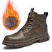 Martin Boots Men's High-top Boots Hand-scratched Tooling Shoes Young And Young Retro Casual Leather Boots Men_vogvips.com
