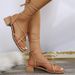 High Heels Size 40-43 Fashion 2024 New Toe Pulling Women's Thick Middle Heel Sandals_vogvips.com