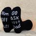 Medium cotton socks sole creative letter non-slip adhesive floor socks casual funny socks_vogvips.com