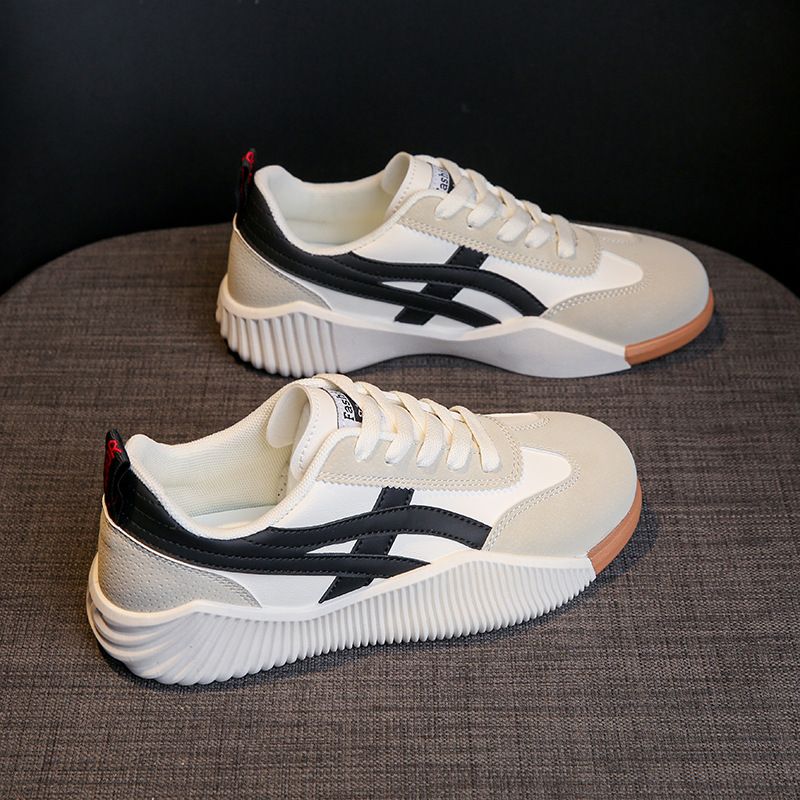 2025 Summer New Korean Style Flat White For Women Breathable Casual Student Sneakers Women's Running Shoes JH-6617_vogvips.com