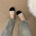 Flat Single For Women In Spring And Autumn, Bean Shoes, 2025 New Versatile Fairy Style French Gentle Matching Skirt,_vogvips.com