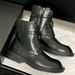Ann Martin Boots Women's 2025 Autumn And Winter Boots Versatile Leather Thick-soled Medium Tube British Knight Boots_vogvips.com