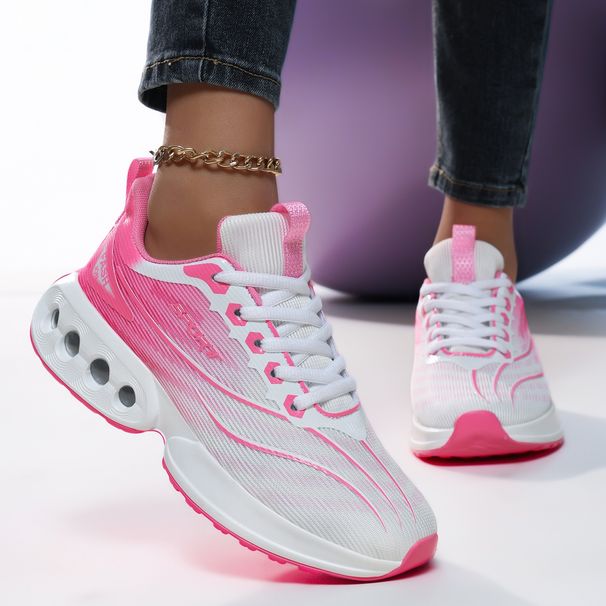 New Fashion Running Shoes For Women Casual Sports Shoes Shock-absorb Athletics Trainers Breathable Knit Sneakers Tenis Womens_vogvips.com