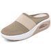 Women Wedge Premium Slippers Vintage Anti-slip Casual Female Platform Retro Shoes Plus Size Orthopedic Diabetic Sandals_vogvips.com