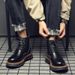 European Warm Series Men's Martin High Summer Breathable British Style Work Mid Top Versatile Casual Genuine Leather Desert Military Boots_vogvips.com