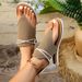 Summer Women's Wide Width Sandals - Comfortable Flat Casual Sandals For Everyday Wear_vogvips.com