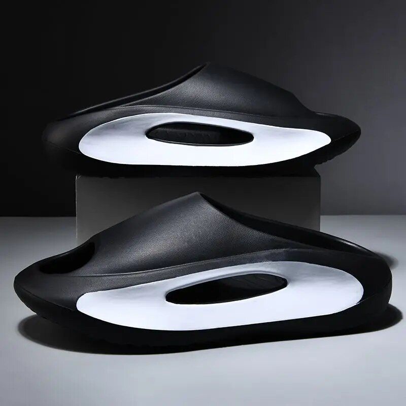 Summer New Thick EVA Indoor Home Soft Sole Cool Slippers For Men's Outwear Shoe Batch Slide Sandals_vogvips.com