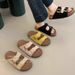 for Women Summer 2025 New Thick-Soled One-Strap Slippers Popular Beach_vogvips.com