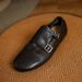 Genuine Leather Brogue Loafers For Women - Classic British Retro Flat Shoes With Round Toe & Comfortable Rubber Sole (Black/Brown)_vogvips.com