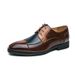 New Ummer Patchwork Formal Men' Fahionable Contrating Color Buine Leather Hoe, Extra Large Ize 48 Wedding_vogvips.com
