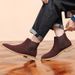 Quality Mens Suede Chelsea Boots Luxury Handmade Comfortable British Style Black Autumn Wedding Social Business Shoes Man 2025_vogvips.com