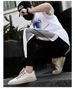 Men's Casual Board Shoes Two-layer Cowhide Hong Kong Style Tide And Breathable Flat-bottomed Men's Small Leather Shoes Elastic Shoes_vogvips.com