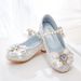 2026 Spring Heels Girls' High And Autumn Little Princess Dress Baby Elsa Comfortable Single Bowknot Performance Shoes Gi_vogvips.com