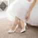 Women's Sweet Pointed Toe Stiletto Heels Rhinestone Satin Low Top Shoes For Evening Gowns Banquet Bridesmaid Wedding Dress Photoshoots_vogvips.com