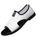 2026 New Model Men's Beach Shoes Hollow Breathable Non-Slip Outdoor Casual Large Size Leather Sandals For Men_vogvips.com