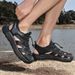 Men's Summer Breathable Closed-Toe Beach Shoes, Men's Outdoor Non-Slip Closed-Toe Sandals, Men's Trendy Versatile Large_vogvips.com
