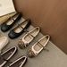 White French-style Fairy-style Flat Shallow Single Women, 2026 New Spring Model, Suitable For Pairing Skirts, Mary Jane_vogvips.com