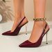 Summer New Women's Casual Comfortable Fashion Pointed Toe High Heels_vogvips.com