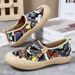 Women's With Soft Soles That Are Not Tiring For The Feet, Spring Trend Fly Woven Breathable Shallow Mouth Single Casual_vogvips.com
