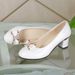 New Coarse Versatile Set, Mid Heel Women's Leather Large Size Professional Work Shoes, Four Seasons Single Shoes_vogvips.com