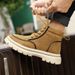 Autumn New Martin Men, Thick-Soled Height-Increasing Outdoor Shoes, Casual Men's Leather Boots, High-Top Lace-Up Work_vogvips.com