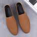 Fashion Lightweight Loafers Mens Fashion Summer Shoes New Comfy Male Driving Flats Genuine Leather Moccasins Classic Style Casual Shoes_vogvips.com