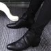 Men's pointed short Martin Korean version leather boots, men's British fashion shoes, elevated inner_vogvips.com