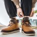Men's Winter Snow Boots With Thick Sole – Warm Faux Fur Lined Casual Shoes For Outdoor & Daily Wear_vogvips.com